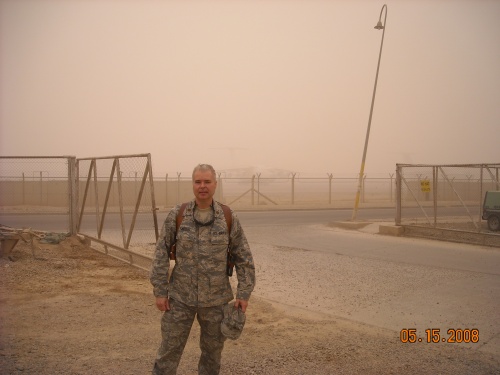 Tim in Dust Storm